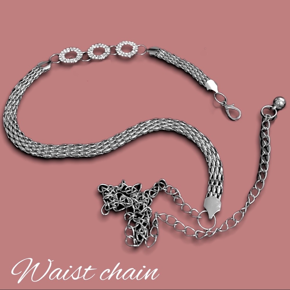 Beautiful waist chain with diamonds 💎✨